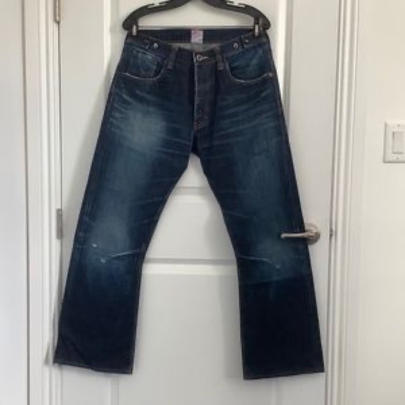 Men's Rare PRPS Made in Japan Purple Tag Denim Jeans, Size 33